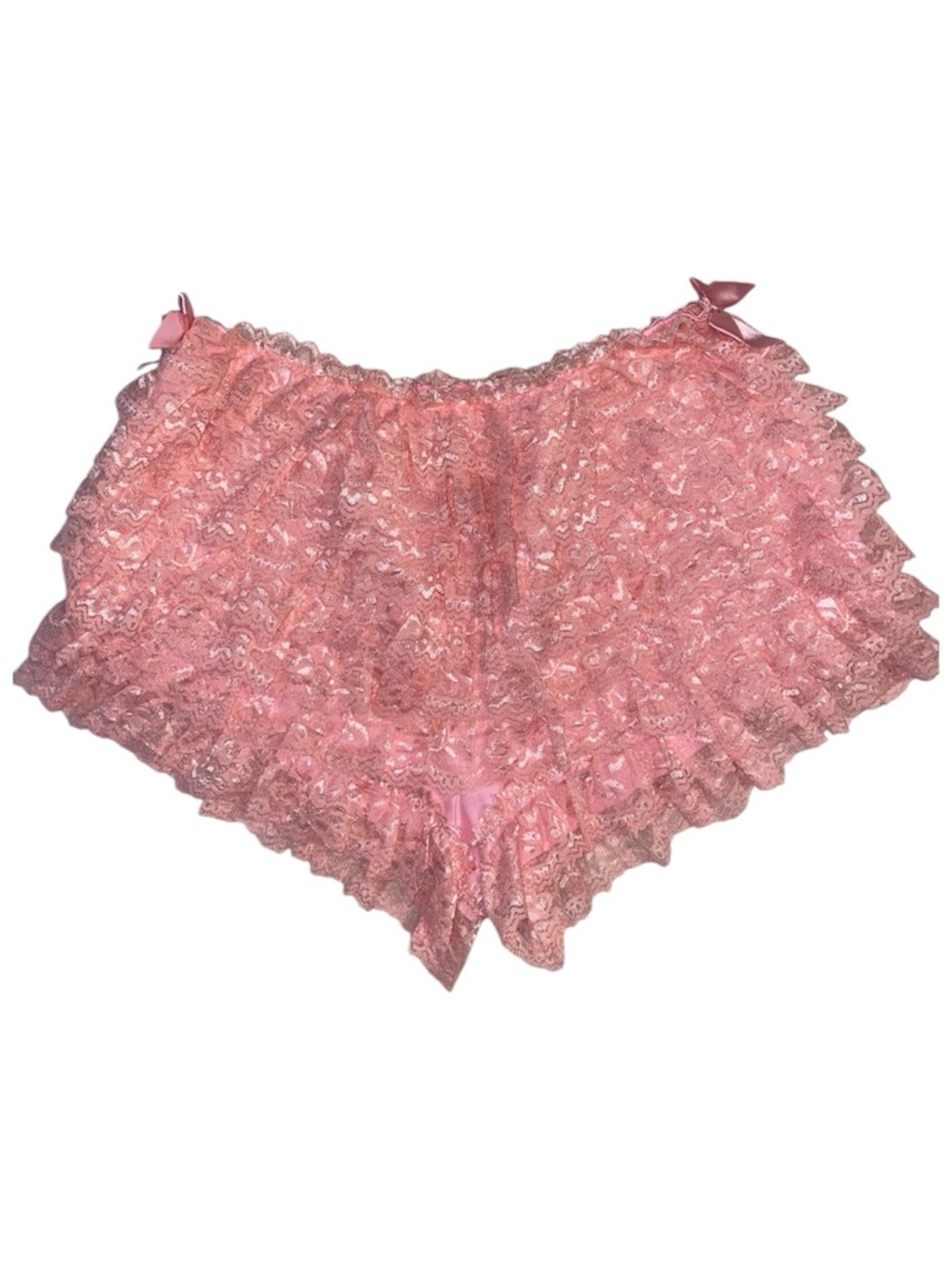 Sugarthrillz baby pink lace bloomer shorts